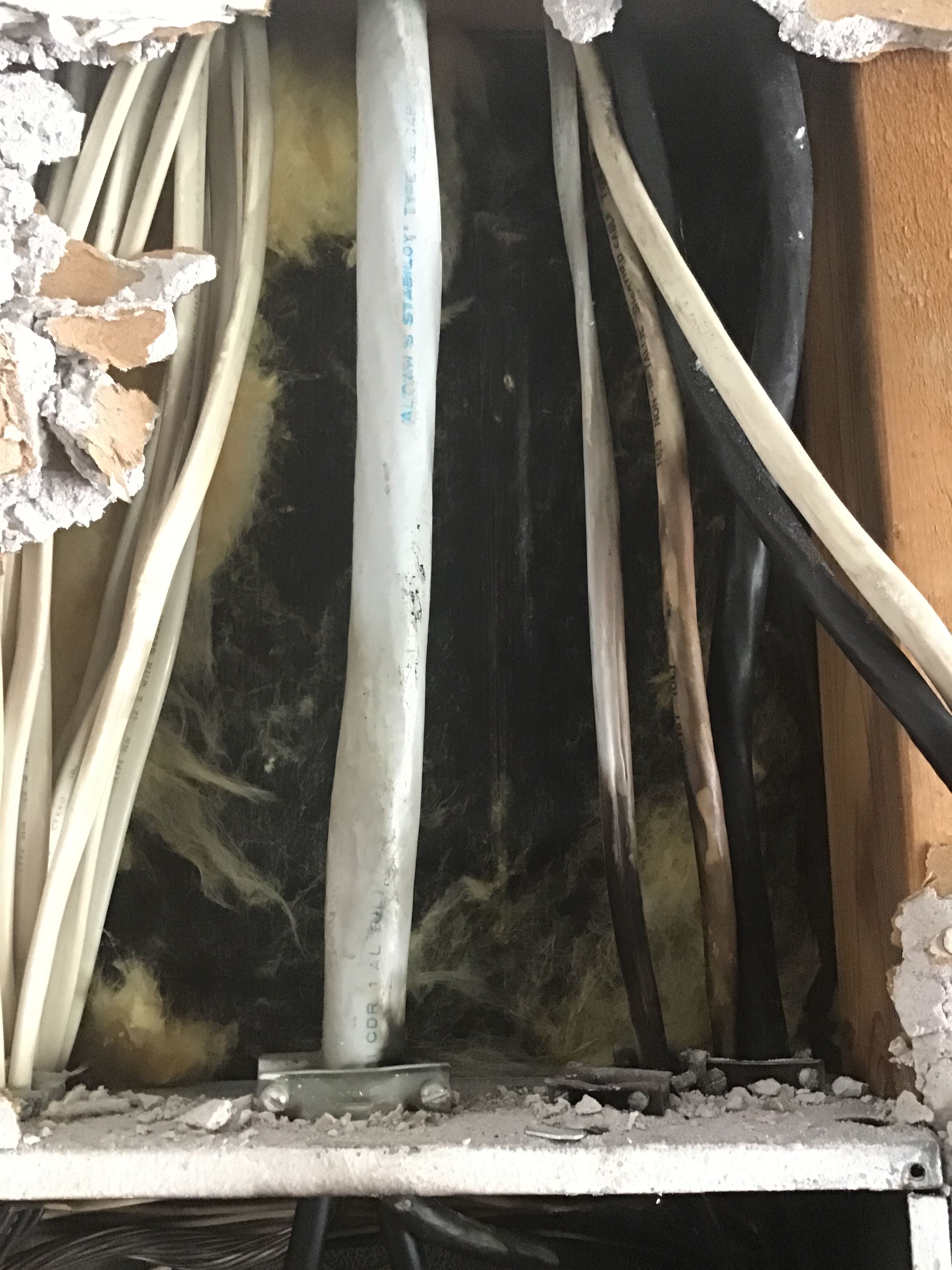 Electrical Fire Damage Photo